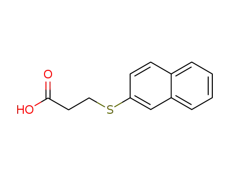 Molecular Structure of 1141-45-3 (3-(2-NAPHTHYLTHIO)PROPIONIC ACID)