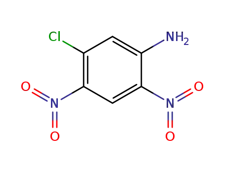 Molecular Structure of 3013-86-3 (5-chloro-2,4-dinitroaniline)