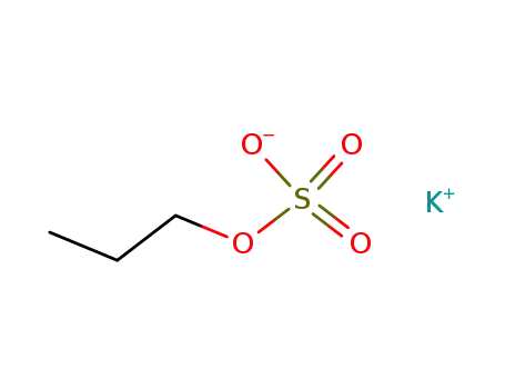 Molecular Structure of 563-28-0 (propyl hydrogen sulfate)