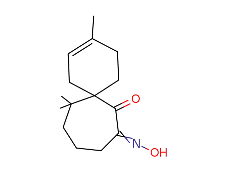 Molecular Structure of 88802-70-4 (Spiro[5.6]dodec-2-ene-7,8-dione, 3,12,12-trimethyl-, 8-oxime)