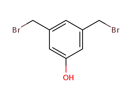 Molecular Structure of 135990-12-4 (3,5-DI(BROMOMETHYL)PHENOL)