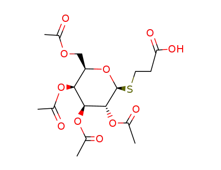 3-[(2,3,4,6-O- 테트라 아세틸 -bD- 갈 락토 피라 노실) 티오] 프로 피오 노산, 95 %