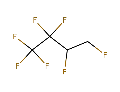 Molecular Structure of 75995-85-6 (Butane, 1,1,1,2,2,3,4-heptafluoro-)
