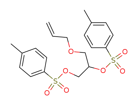Molecular Structure of 114719-19-6 (1,2-PROPANEDIOL,3-(2-PROPENYLOXY)-,BIS(4-METHYLBENZENESULFONATE))