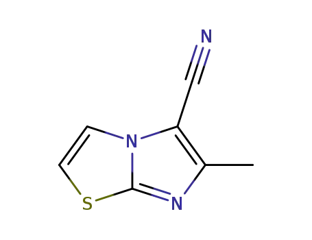 7-methyl-4-thia-1,6-diazabicyclo[3.3.0]octa-2,5,7-triene-8-carbonitrile cas  83253-34-3