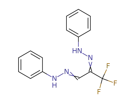 Propanal, 3,3,3-trifluoro-2-(phenylhydrazono)-, phenylhydrazone