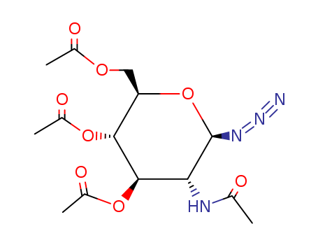 2-acetamido-3,4,6-tri-O-acetyl-2-deoxy-β-D-glcopyranoside azide