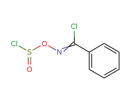 Benzenecarboximidoyl chloride, N-[(chlorosulfinyl)oxy]-