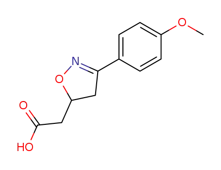 2-(3-(4-Methoxyphenyl)-4,5-dihydroisoxazol-5-yl)acetic acid