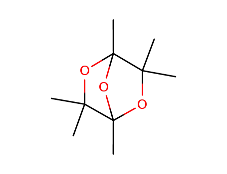 Molecular Structure of 7045-89-8 (1,3,3,4,6,6-hexamethyl-2,5,7-trioxabicyclo[2.2.1]heptane)