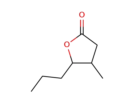 Molecular Structure of 77755-98-7 (2(3H)-Furanone, dihydro-4-methyl-5-propyl-)