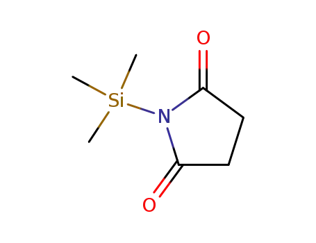 Molecular Structure of 13247-98-8 (2,5-Pyrrolidinedione, 1-(trimethylsilyl)-)