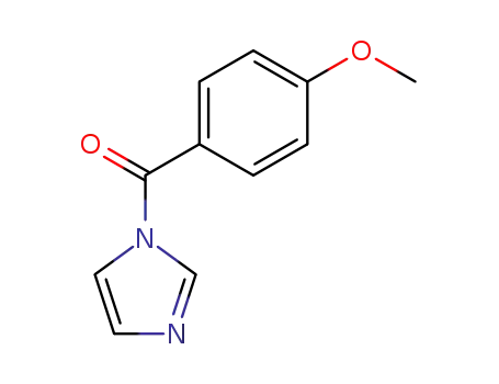 Molecular Structure of 10364-93-9 (1H-Imidazole, 1-(4-methoxybenzoyl)-)