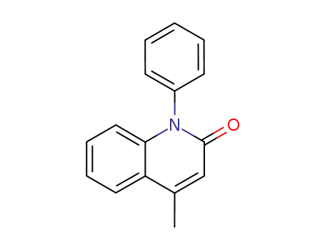 Molecular Structure of 2540-30-9 (4-Methyl-1-phenylquinolin-2(1H)-one)