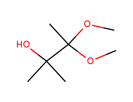 Molecular Structure of 2442-13-9 (3,3-dimethoxy-2-methylbutan-2-ol)