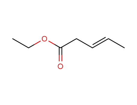 Molecular Structure of 3724-66-1 (ethyl (3E)-pent-3-enoate)