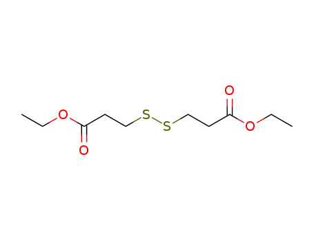 Molecular Structure of 1609-40-1 (3,3'-Dithiobis(propionic acid ethyl) ester)