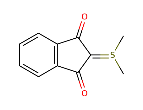 Molecular Structure of 5508-42-9 (DIMETHYLSULFONIUM 1,3-DIOXOINDAN-2-YLIDE)