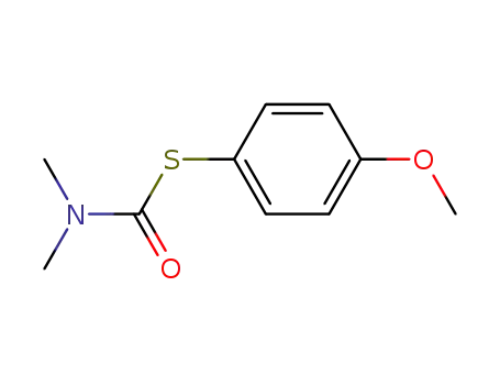 Molecular Structure of 13511-98-3 (S-(4-methoxyphenyl) dimethylcarbamothioate)