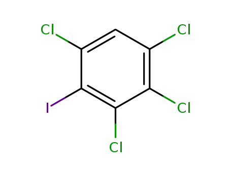 Molecular Structure of 56892-56-9 (Benzene, 1,2,3,5-tetrachloro-4-iodo-)