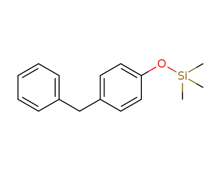 Molecular Structure of 1262139-41-2 (Benzene, 1-(phenylmethyl)-4-[(trimethylsilyl)oxy]-)