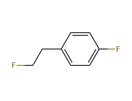 Molecular Structure of 2343-30-8 (1-fluoro-4-(2-fluoroethyl)benzene)