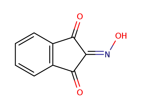 Molecular Structure of 13167-95-8 (1H-Indene-1,2,3-trione 2-oxime)