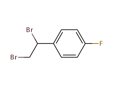 Molecular Structure of 350-35-6 (1-(P-FLUOROPHENYL)-1,2-DIBROMOETHANE)