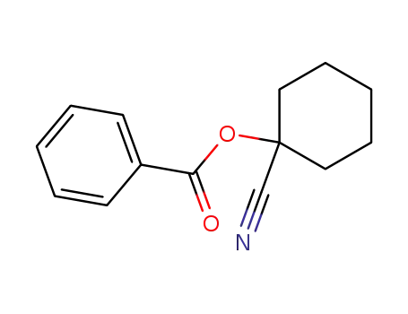Cyclohexanecarbonitrile, 1-(benzoyloxy)-