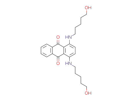 Molecular Structure of 65271-75-2 (1,4-bis[(5-hydroxypentyl)amino]anthracene-9,10-dione)