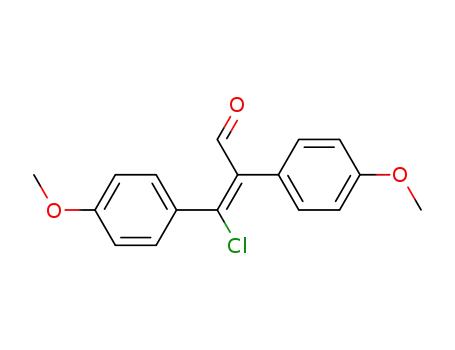 (E)-3-chloro-2,3-bis(4-Methoxyphenyl)acrylaldehyde