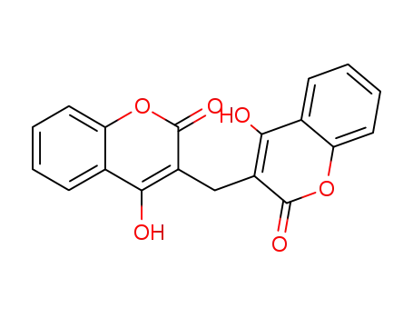 Molecular Structure of 66-76-2 (DICUMAROL)