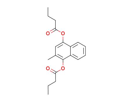 (4-butanoyloxy-2-methylnaphthalen-1-yl) butanoate