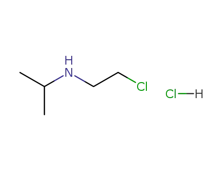 Molecular Structure of 6306-61-2 (2-PropanaMine, N-(2-chloroethyl)-, hydrochloride)