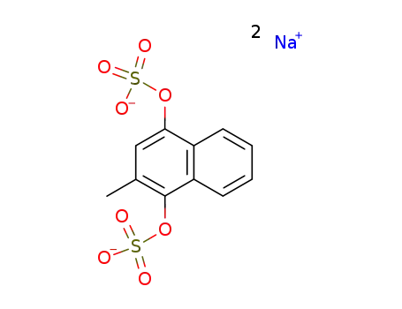Molecular Structure of 1612-30-2 (menadiol sodium sulfate)