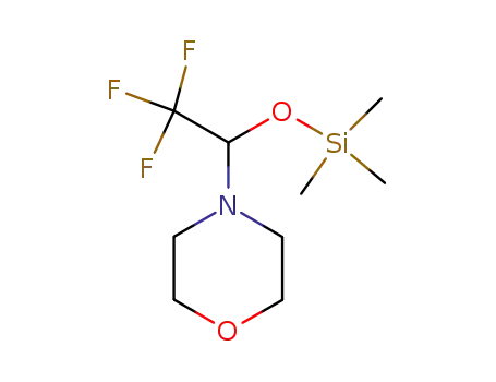 Morpholine, 4-[2,2,2-trifluoro-1-[(trimethylsilyl)oxy]ethyl]-