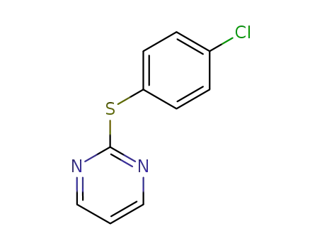 Molecular Structure of 26547-31-9 (2-[(4-chlorophenyl)sulfanyl]pyrimidine)