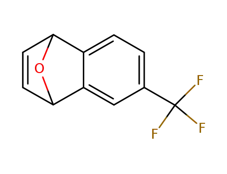 Molecular Structure of 19061-34-8 (1,4-Epoxynaphthalene, 1,4-dihydro-6-(trifluoromethyl)-)