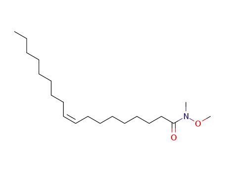 Molecular Structure of 190131-27-2 (9-Octadecenamide, N-methoxy-N-methyl-, (9Z)-)