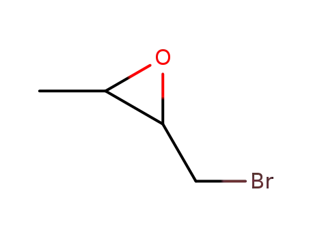 Molecular Structure of 3055-09-2 (Oxirane, 2-(bromomethyl)-3-methyl-)