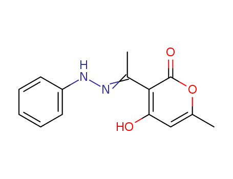 3-(N-anilino-C-methylcarbonimidoyl)-4-hydroxy-6-methylpyran-2-one