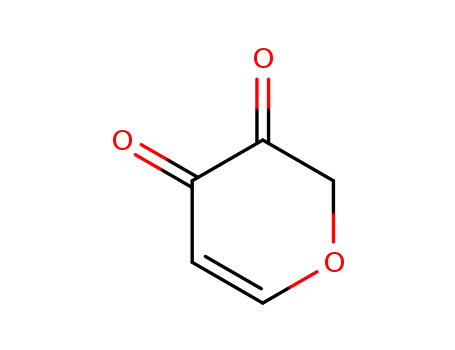 Molecular Structure of 76031-43-1 (2H-Pyran-3,4-dione(9CI))