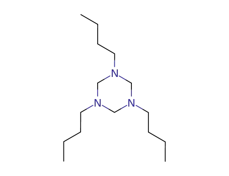 Molecular Structure of 13036-83-4 (1,3,5-TRIBUTYLHEXAHYDRO-1,3,5-TRIAZINE)