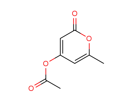 Molecular Structure of 22073-80-9 (2H-Pyran-2-one, 4-(acetyloxy)-6-methyl-)