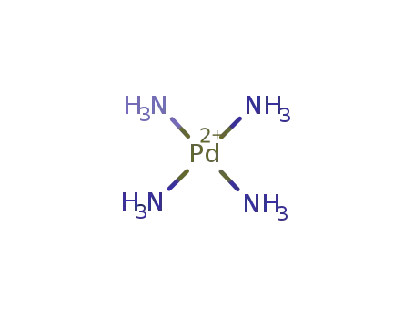 Molecular Structure of 15974-14-8 (dichlorotetramine palladium(II))
