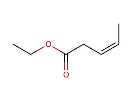 Molecular Structure of 27829-70-5 (ethyl (3E)-pent-3-enoate)