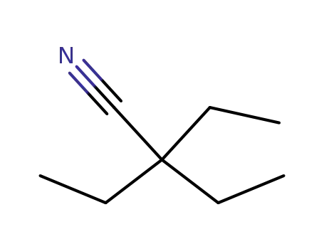Molecular Structure of 34579-77-6 (2,2-DIETHYL-BUTYRONITRILE)