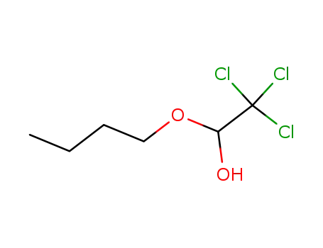 Molecular Structure of 18271-85-7 (Ethanol, 1-butoxy-2,2,2-trichloro-)