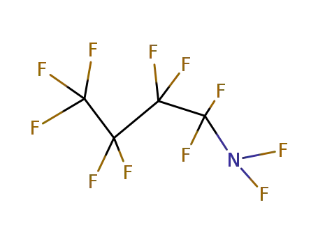 Molecular Structure of 812-47-5 (N,N,1,1,2,2,3,3,4,4,4-undecafluorobutan-1-amine)