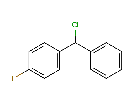 Molecular Structure of 365-21-9 (1-(chlorophenylmethyl)-4-fluorobenzene)